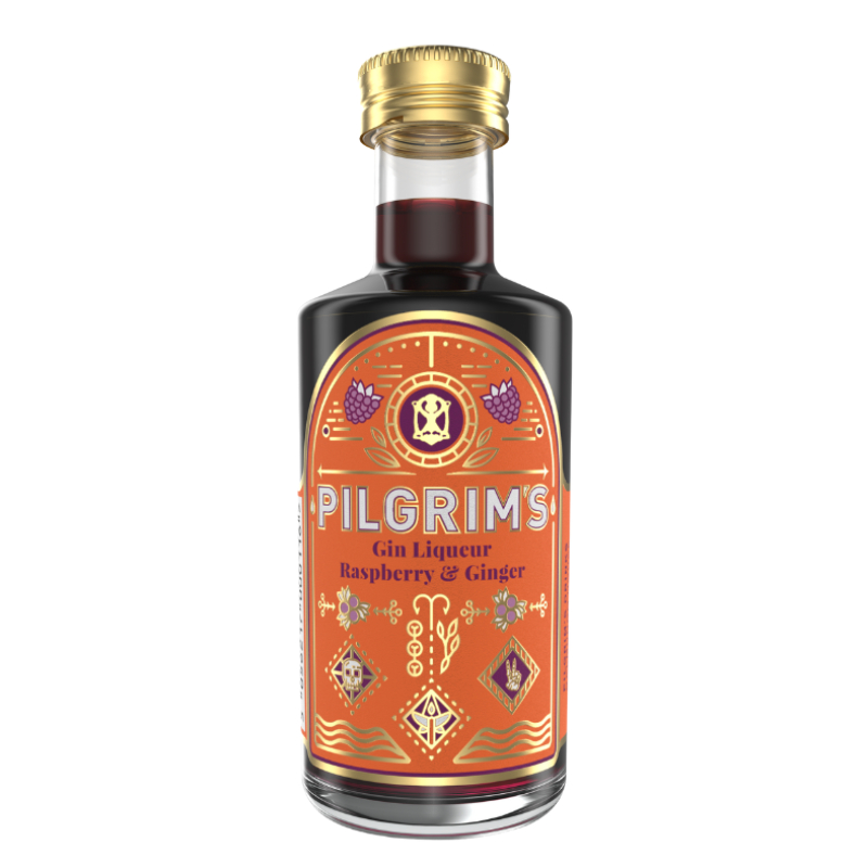 Pilgrim's Raspberry & Ginger Liqueur - 5cl