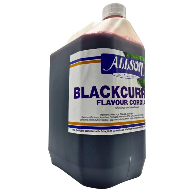 Allson Blackcurrant Cordial - 5 Litre