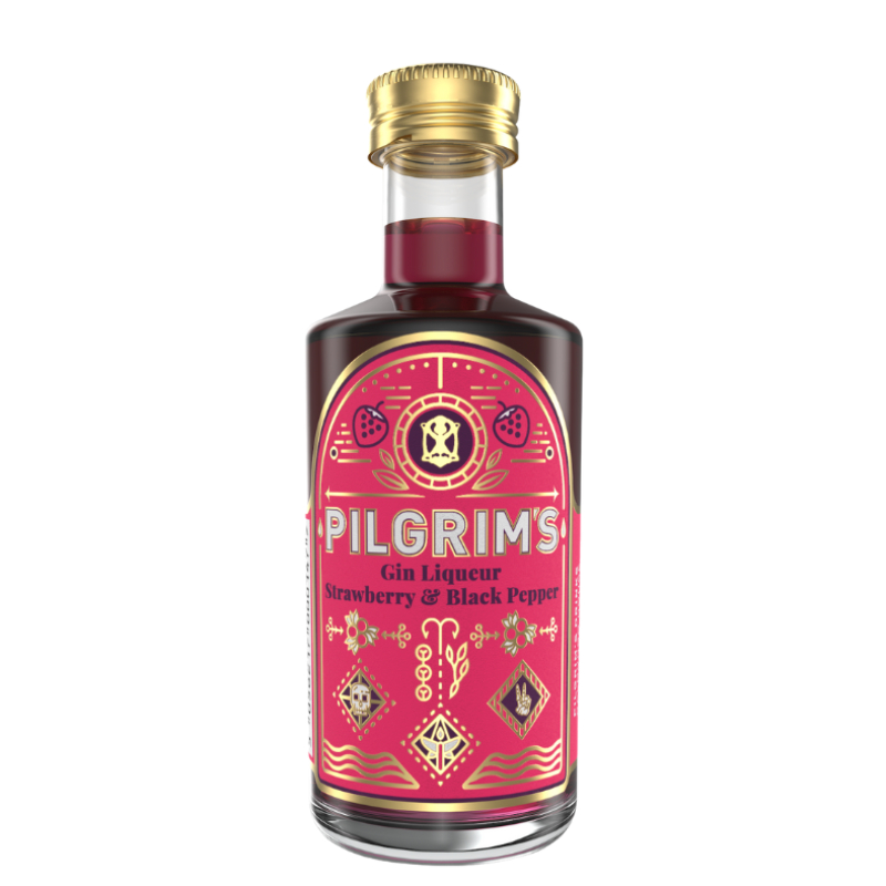 Pilgrim's Strawberry & Black Pepper Liqueur - 5cl