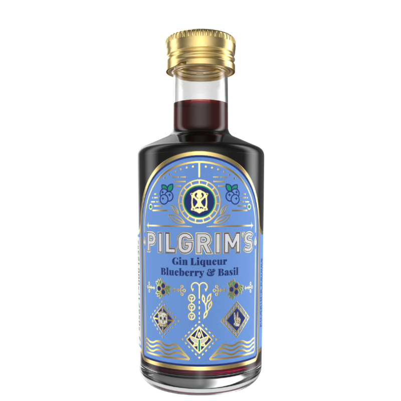 Pilgrim's Blueberry & Basil Liqueur - 5cl