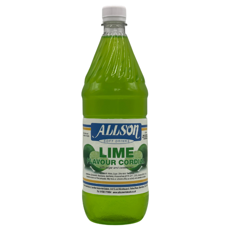 Allson Lime Cordial - 1 Litre
