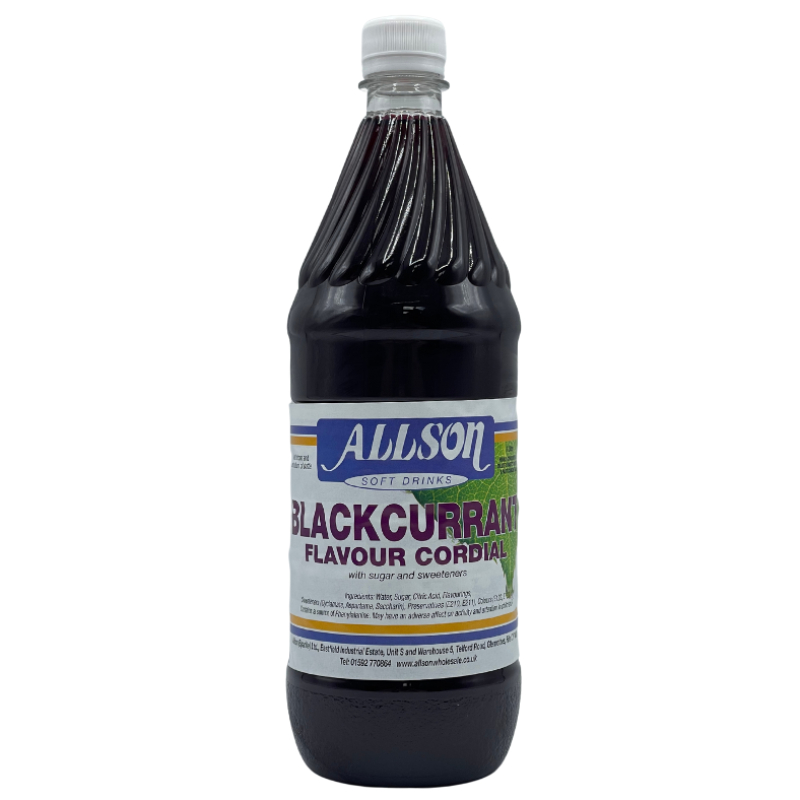 Allson Blackcurrant Cordial - 1 Litre