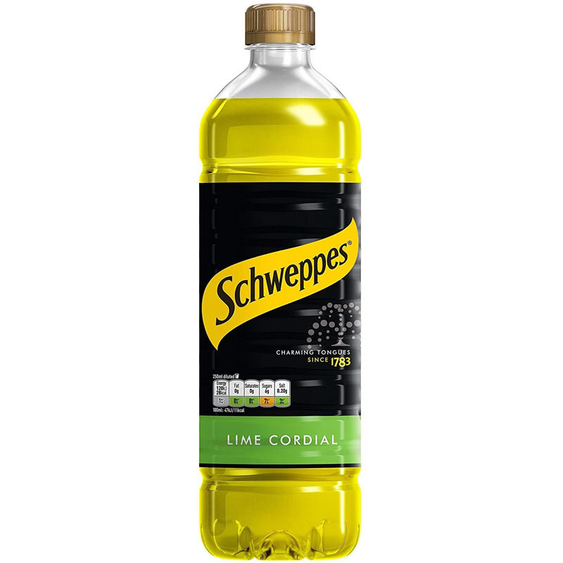 Schweppes Lime Cordial - 1 Litre