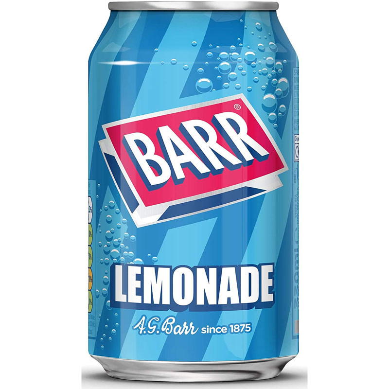 Barrs Lemonade Cans - 330ml