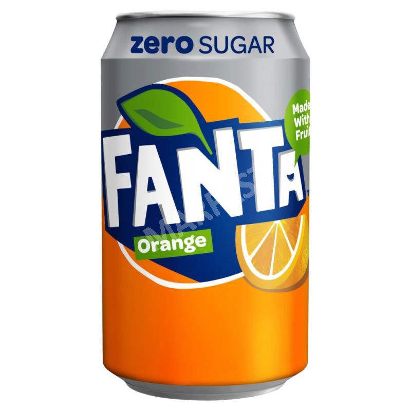 Fanta Orange Zero Cans - 330ml