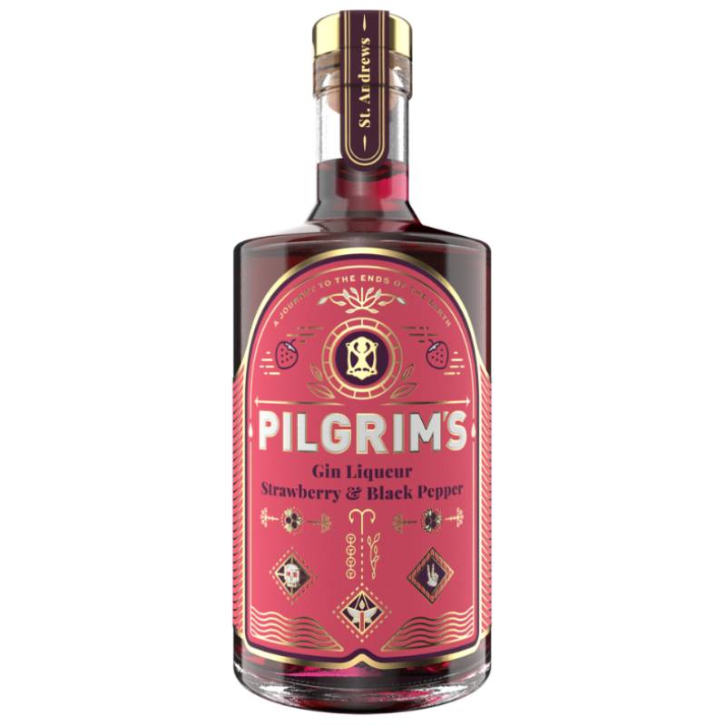 Pilgrim's Strawberry & Black Pepper Liqueur  - 50cl
