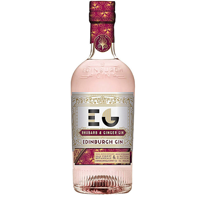 Edinburgh Gin Full Strength Rhubarb - 70cl