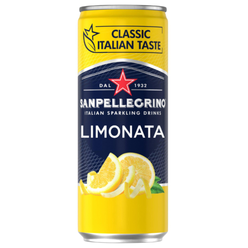 San Pellegrino Lemon Cans - 330ml