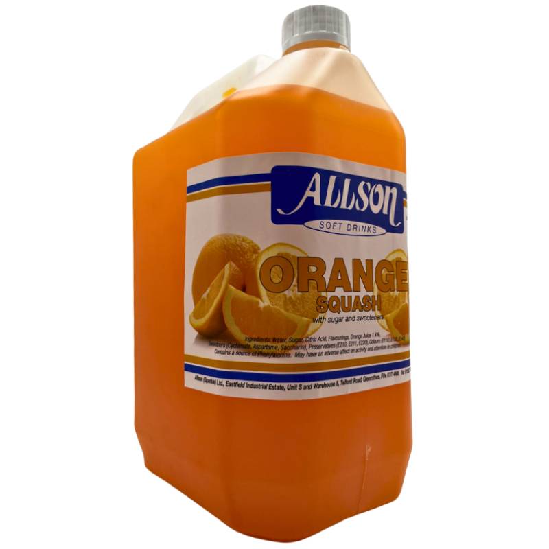 Allson Orange Cordial - 5 Litre