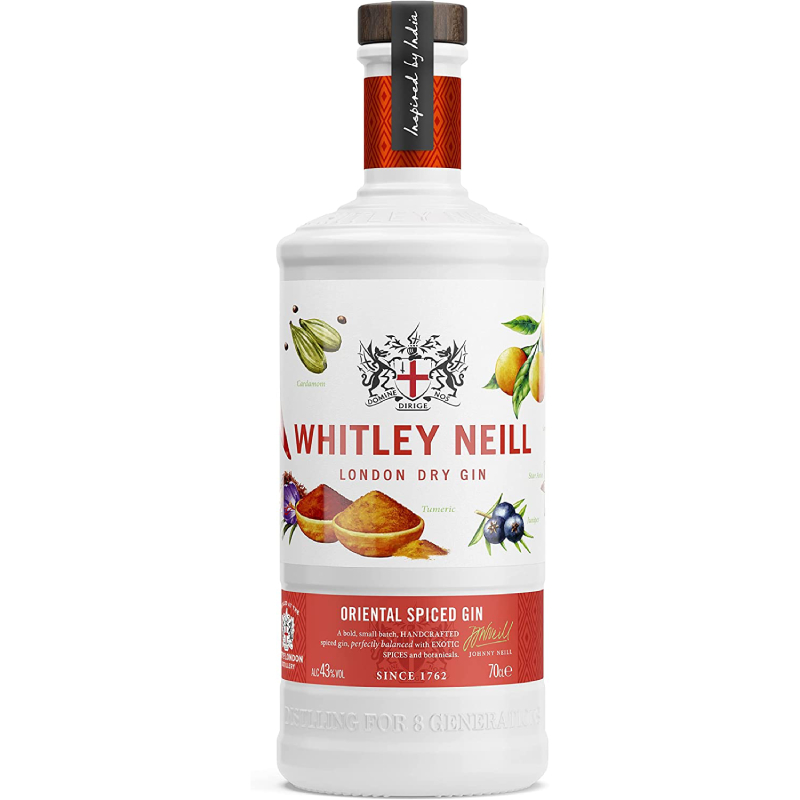 Whitley Neill Oriental Spiced Gin - 70cl