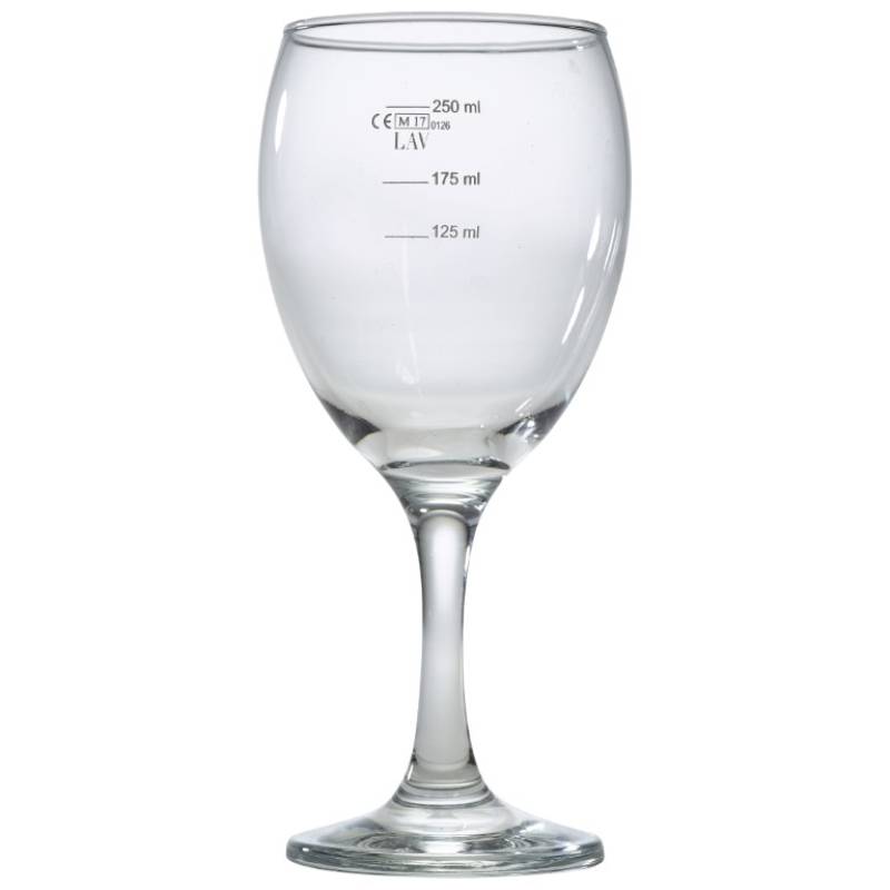 Wine Lined Glasses - 250ml